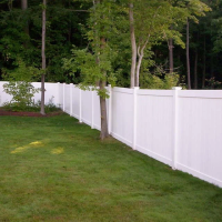 White Vinyl Fence Panels