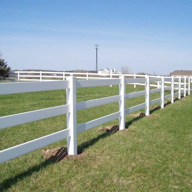 Customized 3rail PVC Horse Fence (12)